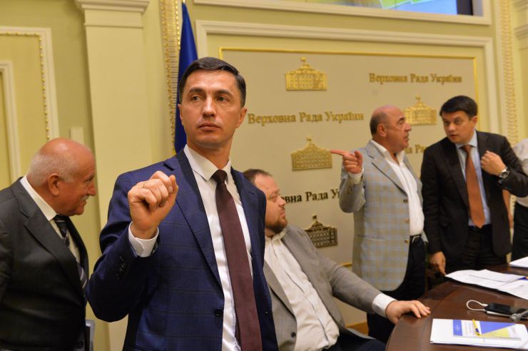 Засідання депутатської робочої групи під керівництвом Дмитра Разумкова з підготовки сесії Верховної Ради. Боднар