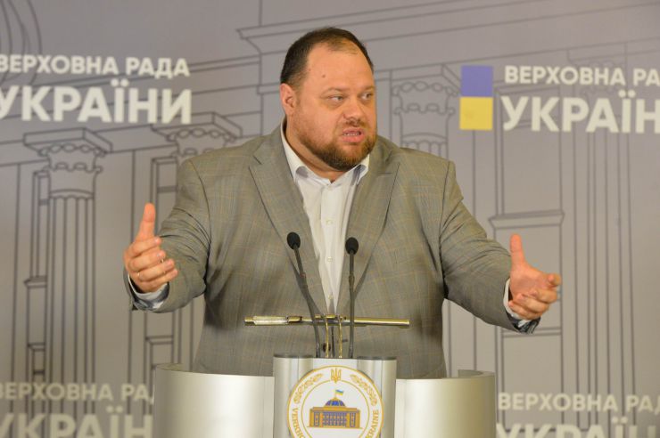 Засідання депутатської робочої групи під керівництвом Дмитра Разумкова з підготовки сесії Верховної Ради. Руслан Стефанчук