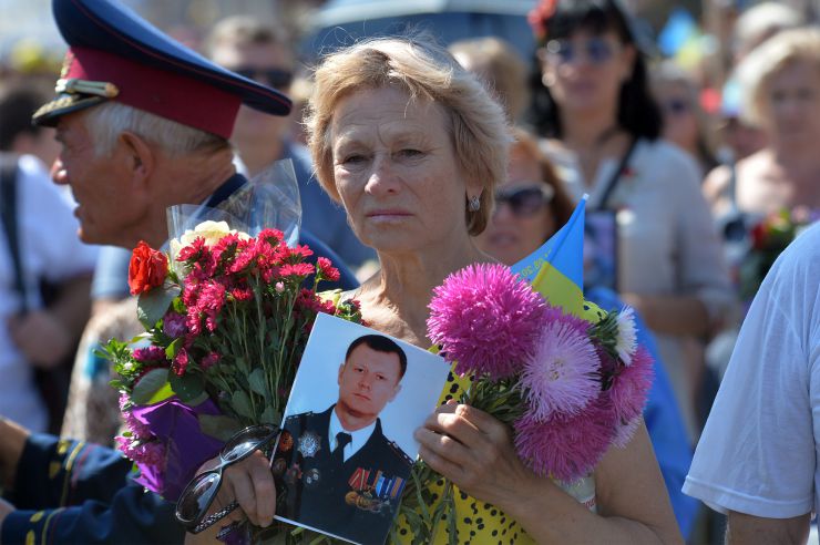 У День Незалежності в Києві пройшла хода учасників російсько-української війни.