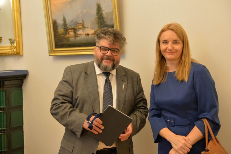 Голова Верховної Ради України Андрій Парубій здійснює візит до Литовської Республіки. Зустріч з Куртом Волкером