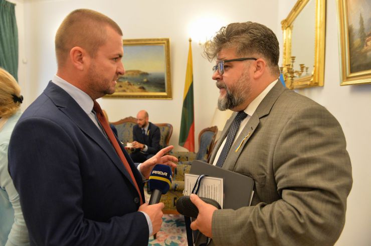 Голова Верховної Ради України Андрій Парубій здійснює візит до Литовської Республіки. Зустріч з Куртом Волкером