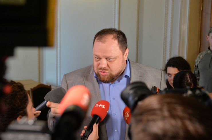 Народний депутат Руслан Стефанчук. Брифінг