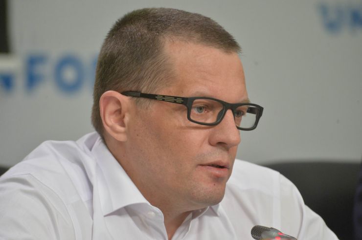 Прес-конференція звільненого журналіста Романа Сущенка.