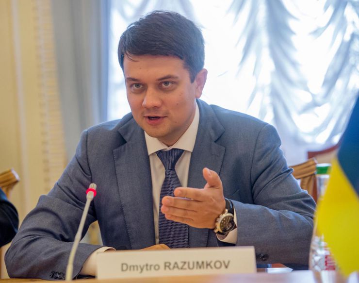 Зустріч Голови Верховної Ради України Дмитра Разумкова з діючим Головою ОБСЄ, Міністром закордонних та європейських справ Словацької Республіки Мірославом Лайчаком