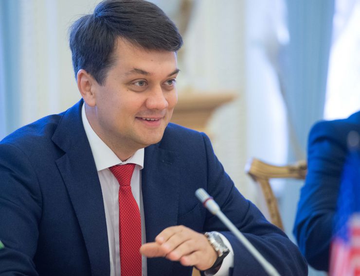 Голова Верховної Ради України Дмитро Разумков зустрівся з заступником Помічника Державного секретаря США з питань Європи та Євразії Джорджем Кентом та Тимчасовий повірений у справах США в Україні Вільям Тейлор