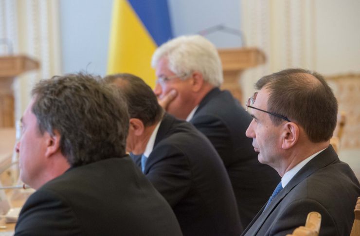 14 вересня 2019 Голова Верховної Ради України Дмитро Разумков зустрівся з віце-президентом Європейського банку реконструкції та розвитку (ЄБРР) Аланом Пію.