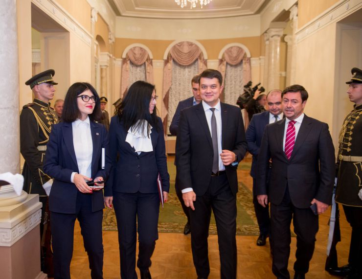 Зустріч Голови Верховної Ради України Дмитра Разумкова з Главами дипломатичних місій, акредитованих в Україні.