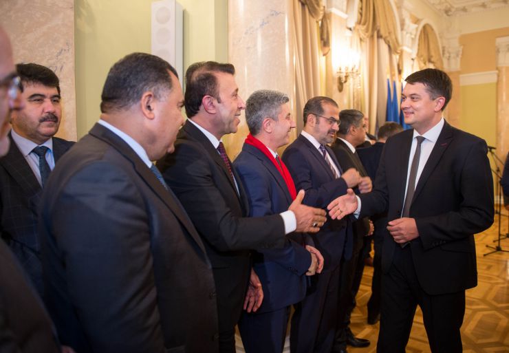 Зустріч Голови Верховної Ради України Дмитра Разумкова з Главами дипломатичних місій, акредитованих в Україні.