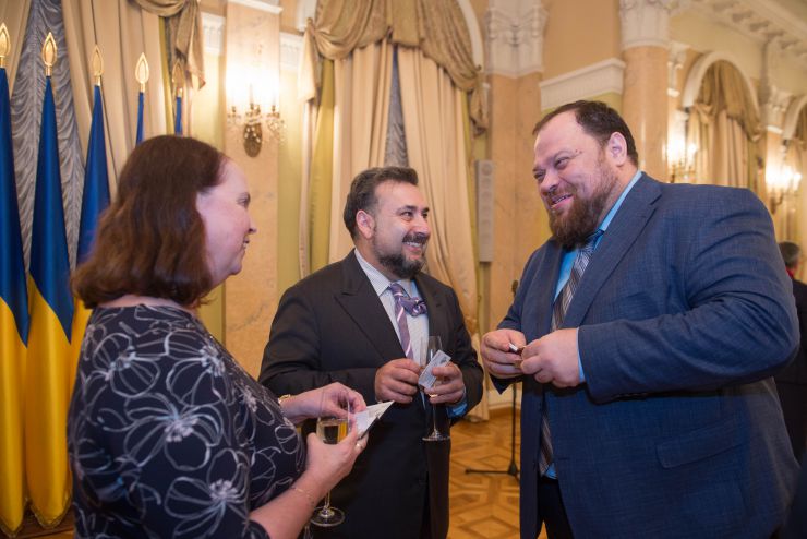 Зустріч Голови Верховної Ради України Дмитра Разумкова з Главами дипломатичних місій, акредитованих в Україні. Стефанчук