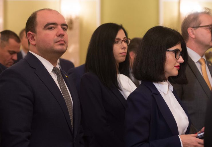 Зустріч Голови Верховної Ради України Дмитра Разумкова з Главами дипломатичних місій, акредитованих в Україні.