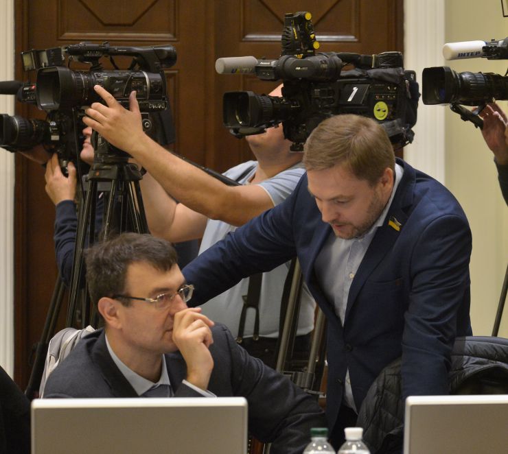 Засідання Погоджувальної ради Верховної Ради України. Денис Монастирський (СН) Данило Гетьманцев (СН)