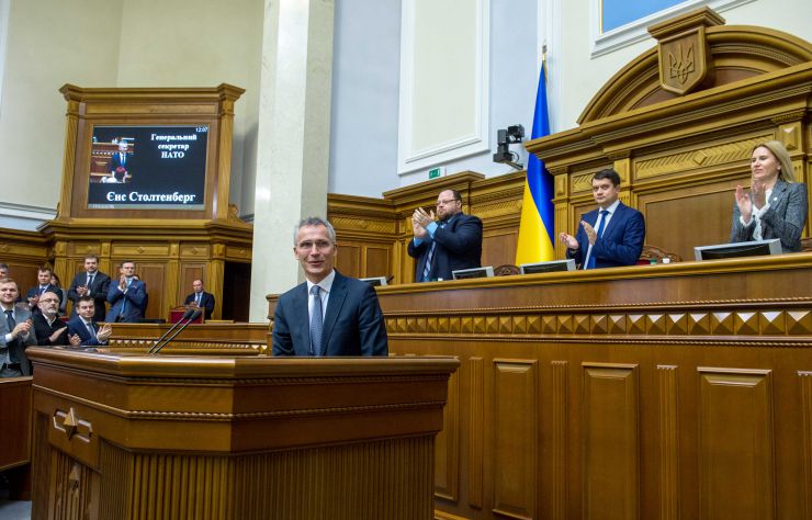 Пленарне засідання Верховної Ради України.
Виступ Генерального Секретаря НАТО Йенса Столтенберга у сесійній залі Верховної Ради України. Стефанчук , Разумков, Кондратюк
