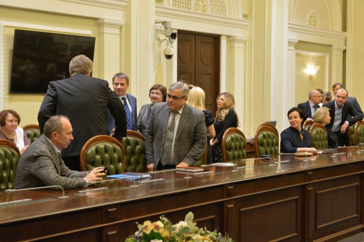 Голова Верховної Ради України Дмитро Разумков представив керівника апарату Верховної Ради України В’ячеслава Штучного