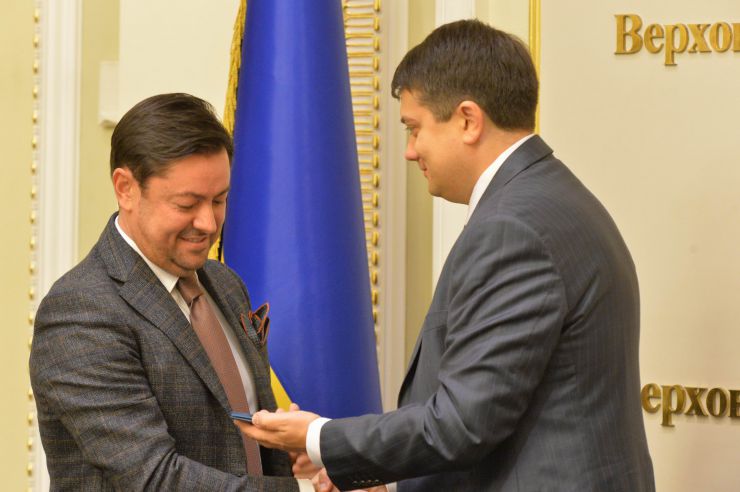 Голова Верховної Ради України Дмитро Разумков представив керівника апарату Верховної Ради України В’ячеслава Штучного