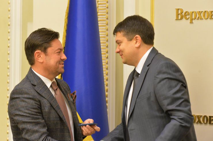 Голова Верховної Ради України Дмитро Разумков представив керівника апарату Верховної Ради України В’ячеслава Штучного