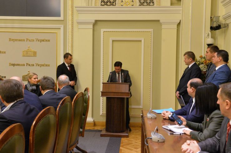 Голова Верховної Ради України Дмитро Разумков представив керівника апарату Верховної Ради України В’ячеслава Штучного