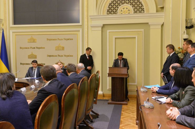 Голова Верховної Ради України Дмитро Разумков представив керівника апарату Верховної Ради України В’ячеслава Штучного