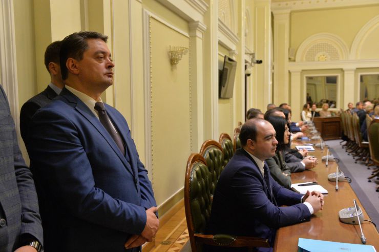Голова Верховної Ради України Дмитро Разумков представив керівника апарату Верховної Ради України В’ячеслава Штучного