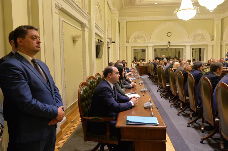 Голова Верховної Ради України Дмитро Разумков представив керівника апарату Верховної Ради України В’ячеслава Штучного