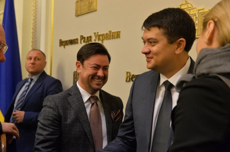 Голова Верховної Ради України Дмитро Разумков представив керівника апарату Верховної Ради України В’ячеслава Штучного