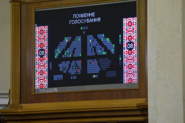 Пленарне засідання Верховної Ради України.

Прийнято за основу проект Закону 