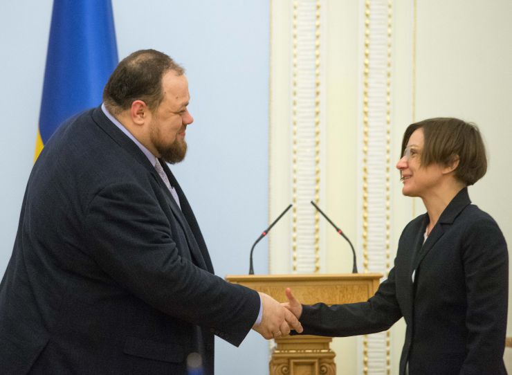 Зустріч Першого заступника Голови ВР України Руслана Стефанчука з помічником Генсекретаря ООН, заступником Адміністратора Програми розвитку ООН ( ПРООН) Мір’яною Сполярич Еггер
