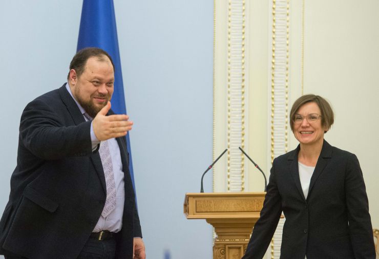 Зустріч Першого заступника Голови ВР України Руслана Стефанчука з помічником Генсекретаря ООН, заступником Адміністратора Програми розвитку ООН ( ПРООН) Мір’яною Сполярич Еггер