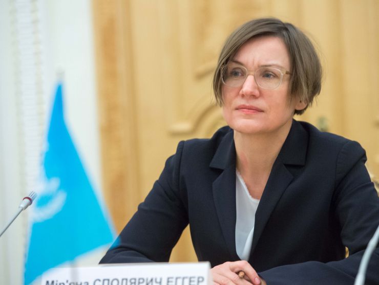 Зустріч Першого заступника Голови ВР України Руслана Стефанчука з помічником Генсекретаря ООН, заступником Адміністратора Програми розвитку ООН ( ПРООН) Мір’яною Сполярич Еггер