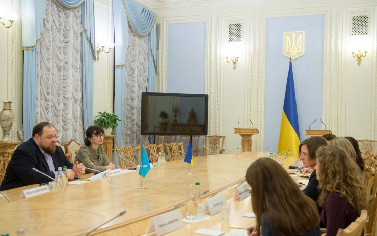 Зустріч Першого заступника Голови ВР України Руслана Стефанчука з помічником Генсекретаря ООН, заступником Адміністратора Програми розвитку ООН ( ПРООН) Мір’яною Сполярич Еггер