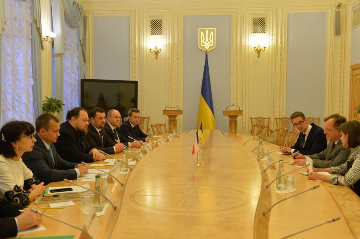 Зустріч Першого заступника Голови ВР Руслана Стефанчука з Президентом Вищого аудиторського офісу Чеської Республіки – Мілослав Кала