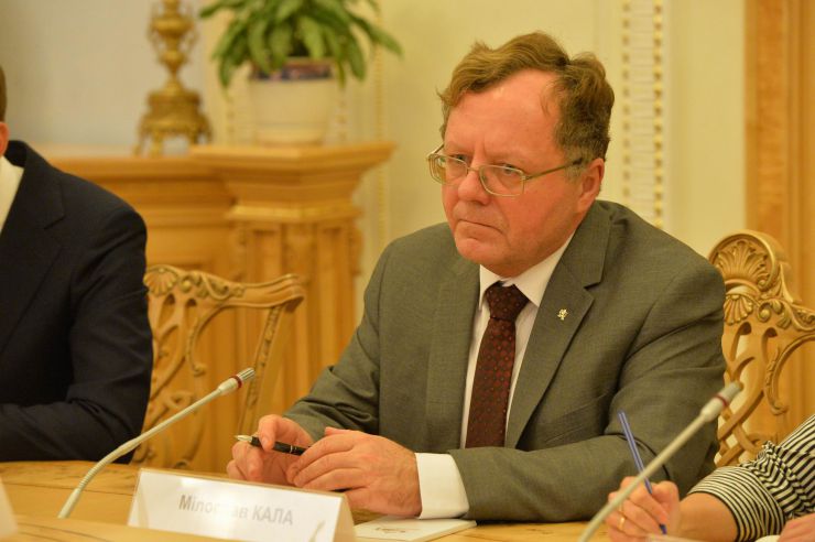 Зустріч Першого заступника Голови ВР Руслана Стефанчука з Президентом Вищого аудиторського офісу Чеської Республіки – Мілослав Кала