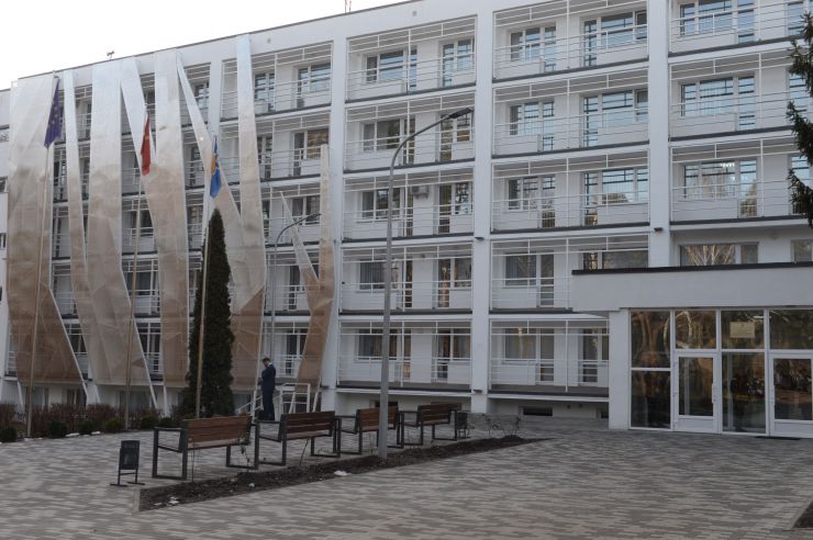 Робоча поїздка Голови Верховної Ради України Дмитра Разумкова
до Житомирської області.
 Приїзд Голови Верховної Ради України Д.О.Разумкова до комунальної установи 