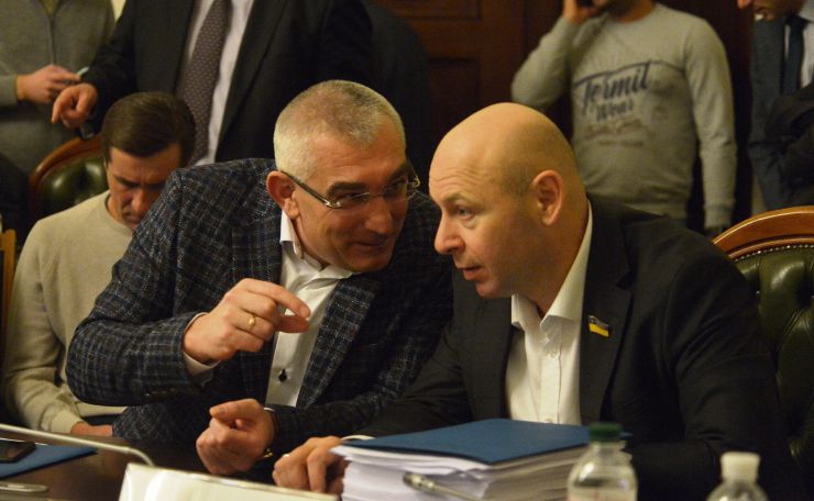 Засідання Комітету Верховної Ради України з питань аграрної та земельної політики. Секретар комітету Іван Чайківський заступник голови комітету Степан Чернявський