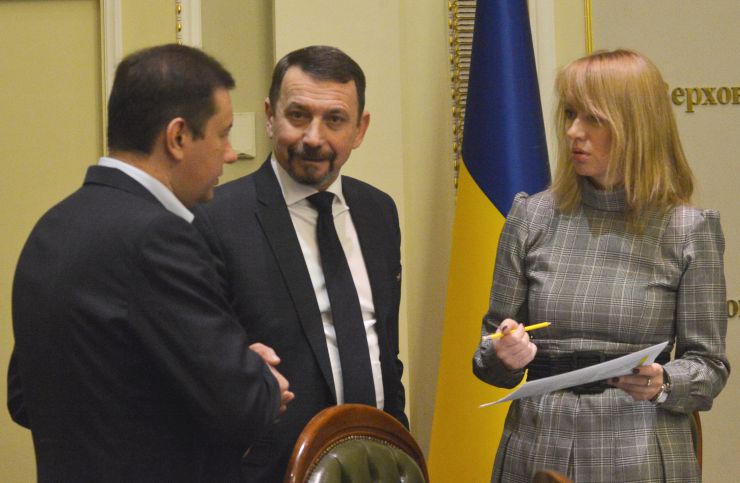 Погоджувальна рада у Верховній Раді України. Олег Бондаренко СН Юрій Кісель Олена Шуляк СН 