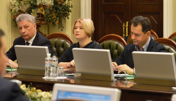 Погоджувальна рада у Верховній Раді України. Юрій Бойко ОП Ірина Геращенко ЄС Тарас Батенко ЗА