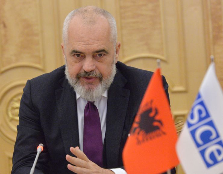 Голова Верховної Ради України Дмитро Разумков зустрівся з  Прем’єр-міністром, міністром європейських і закордонних справ Республіки Албанія, чинним Головою ОБСЄ Еді Рамою 