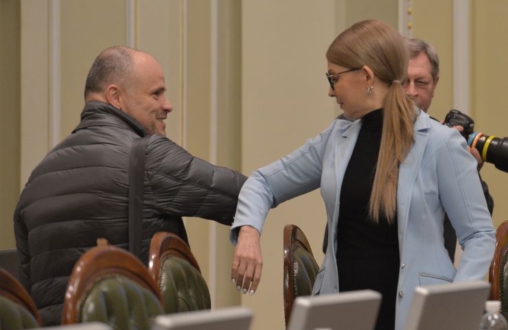 Засідання Погоджувальної ради у Верховній Раді України. Михайло Радуцький СН Юлія Тимошенко Б