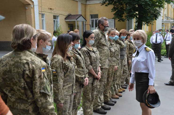 У Києві урочисто відкрили пам’ятник військовим медикам у найстарішому державному медичному закладі України - Національному військово-медичному клінічному центрі 