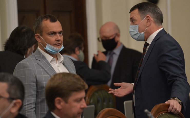 Засідання Погоджувальної ради у Верховній Раді України 12.07. Юрій Арістов Юрій Кісель СН