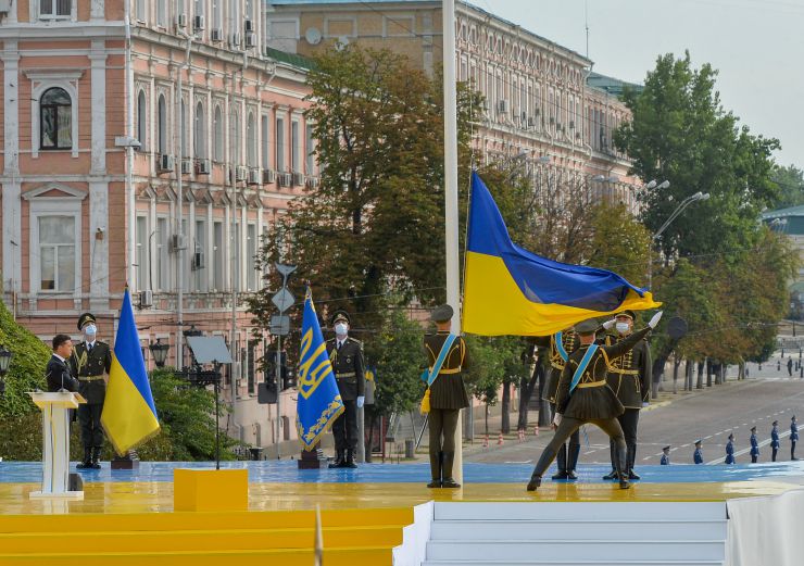 Голова Верховної Ради України Дмитро Разумков взяв участь в урочистих заходах з нагоди 29-ї річниці Незалежності України.
У святкуванні Дня Незалежності України взяли участь: Президент України  Володимир Зеленський та перша леді,  керівництво Верховної Ради України, Прем’єр-міністр України Денис Шмигаль, народні депутати України, урядовці, представники громадськості.

У Києві на Софійській площі Президент України Володимир Зеленський звернувся до українців з промовою та вручив державні нагороди.
