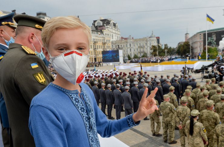 Голова Верховної Ради України Дмитро Разумков взяв участь в урочистих заходах з нагоди 29-ї річниці Незалежності України.
У святкуванні Дня Незалежності України взяли участь: Президент України  Володимир Зеленський та перша леді,  керівництво Верховної Ради України, Прем’єр-міністр України Денис Шмигаль, народні депутати України, урядовці, представники громадськості.

У Києві на Софійській площі Президент України Володимир Зеленський звернувся до українців з промовою та вручив державні нагороди.
