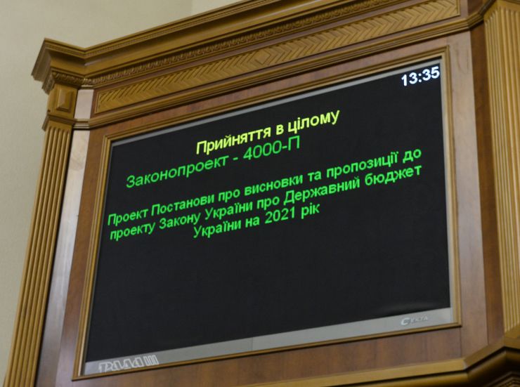 Пленарне засідання Верховної Ради України.

Після закінчення перерви до розгляду оголошено проект Закону про Державний бюджет України на 2021 рік №4000.
Міністр фінансів Сергій Марченко у виступі нагадав, що Уряд подав проект державного бюджету на 2021 рік 14 вересня поточного року. Він зазначив, що «проект є цілком збалансованим та реальним до виконання. Це бюджет можливостей для подальшого розвитку».
Після закінчення виступів головуючий поставив на голосування проект Постанови «Про висновки та пропозиції до проекту Закону України про Державний бюджет України на 2021 рік» №4000-П.
Постанову прийнято 275 голосами «за» за основу та в цілому.
