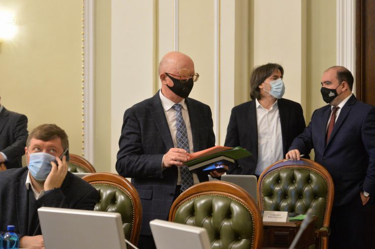 Засідання Погоджувальної ради депутатських фракцій (депутатських груп) Верховної Ради України. Теплюк 