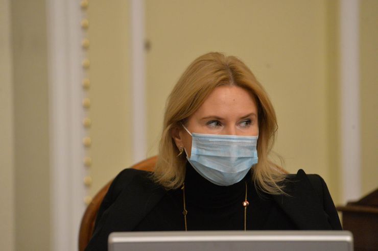 Засідання Погоджувальної ради депутатських фракцій (депутатських груп) Верховної Ради України. Олена Кондратюк 
