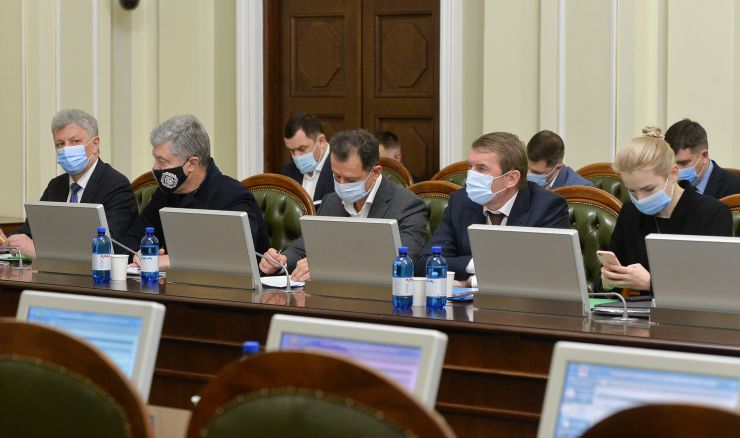 Засідання Погоджувальної ради депутатських фракцій (депутатських груп). Бойко , Порошенко