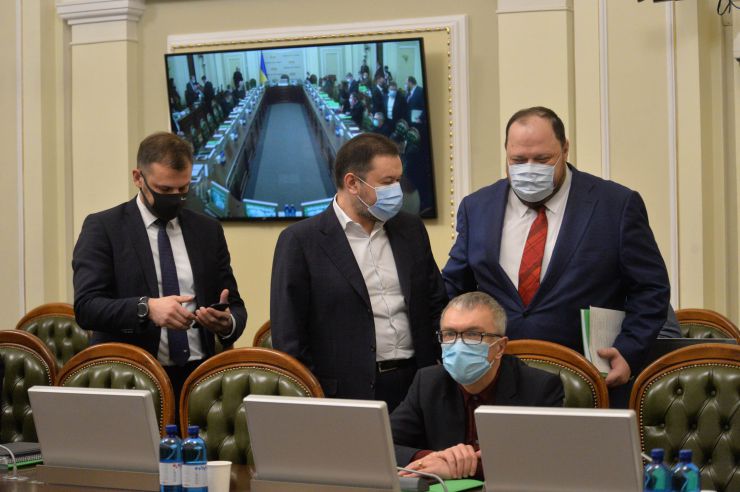 Засідання Погоджувальної ради депутатських фракцій (депутатських груп) ВР. Перший заст Голови ВР Руслан Стефанчук
