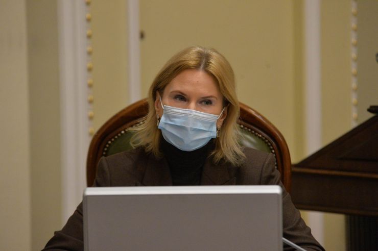 Засідання Погоджувальної ради депутатських фракцій (депутатських груп) у ВР. Олена Кондратюк