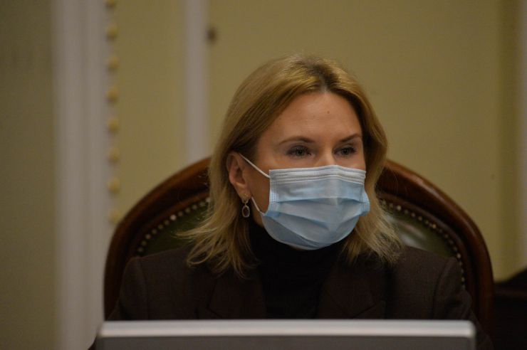 Засідання Погоджувальної ради депутатських фракцій (депутатських груп) у ВР. Олена Кондратюк