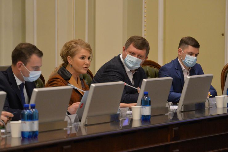 Засідання Погоджувальної ради депутатських фракцій (депутатських груп) у ВР. Ярослав Железняк-Голос,  Юлія Тимошенко-Батьківщина, Олександр Корнієнко-СН, Представник Кабміну у ВР, нд СН Василь Мокан