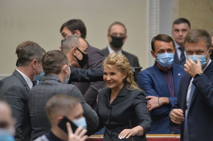 Пленарне засідання Верховної Ради України. Юлія Тимошенко -Батьківщина